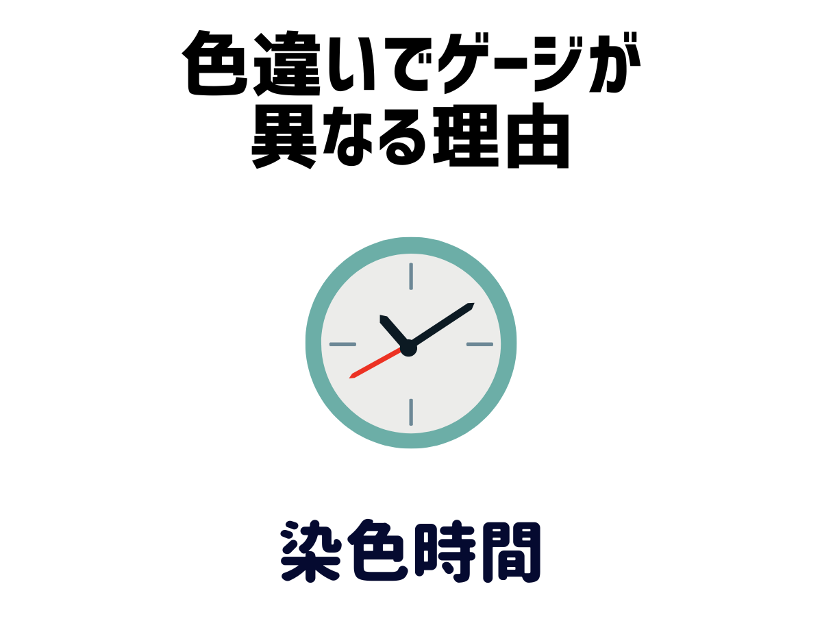 色違いの毛糸でも全色ゲージを取るべき理由。